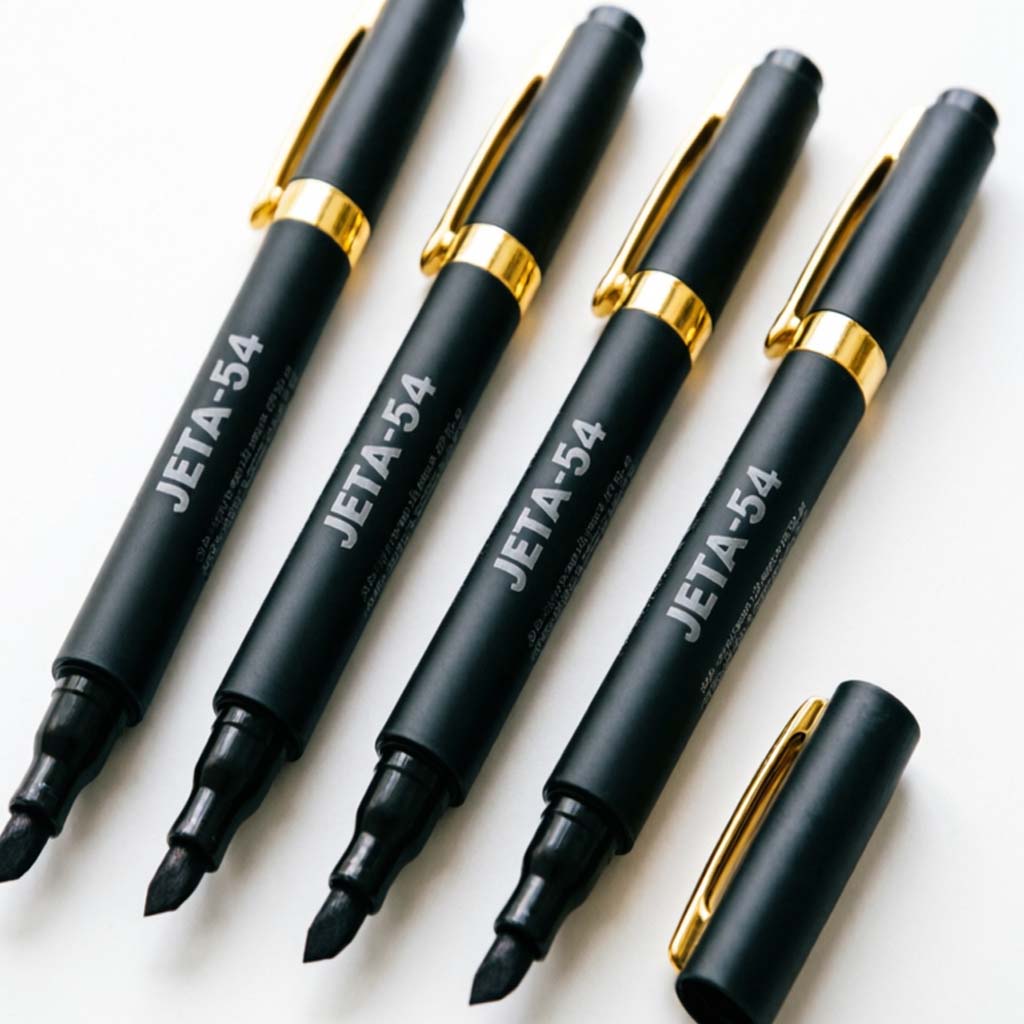 JETA-54 Permanent Markers - Top View